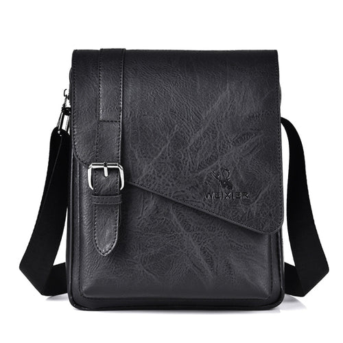 WEIXIER D266 Retro Crossbody กระเป๋าสะพาย Messenger ความจุขนาดใหญ่กระเป๋าสะพาย Tot Backpack