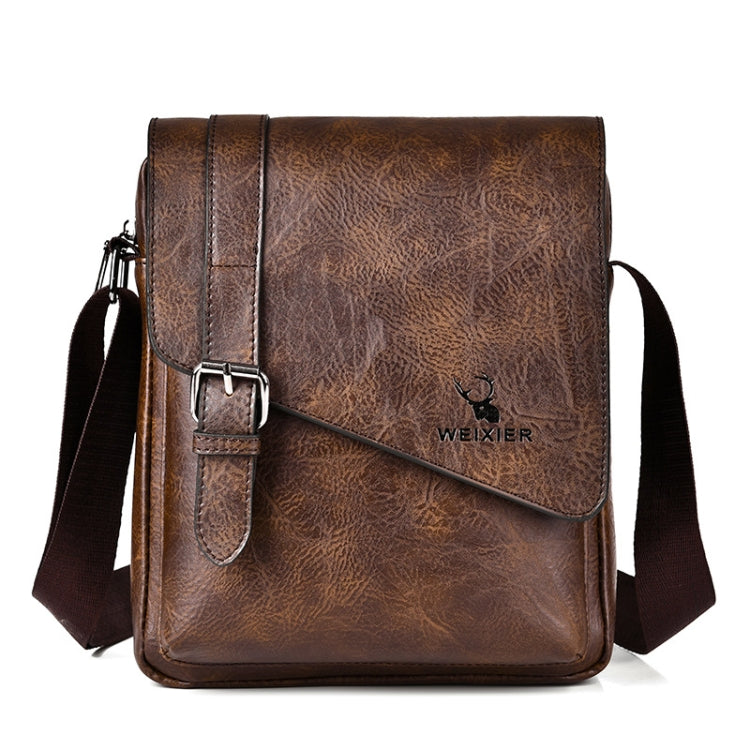 WEIXIER D266 Retro Crossbody กระเป๋าสะพาย Messenger ความจุขนาดใหญ่กระเป๋าสะพาย Tot Backpack