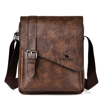 WEIXIER D266 Retro Crossbody กระเป๋าสะพาย Messenger ความจุขนาดใหญ่กระเป๋าสะพาย Tot Backpack