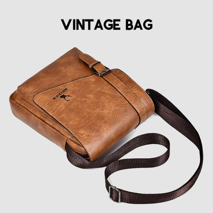 WEIXIER D266 Retro Crossbody กระเป๋าสะพาย Messenger ความจุขนาดใหญ่กระเป๋าสะพาย Tot Backpack