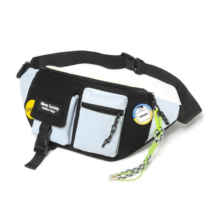 กระเป๋าสะพายข้าง Canvas Crossbody กระเป๋าสะพายไหล่แบบ Light Sports Chest Bag, Black, Black+Lanyard, Orange, Orange+Lanyard, Blue, Blue+Lanyard, Green, Green+Lanyard