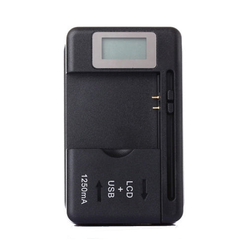เครื่องชาร์จแบตเตอรี่โทรศัพท์มือถืออเนกประสงค์ SS-5 พร้อมเอาต์พุต USB และจอ LCD ปลั๊ก US, 600A/1250mA