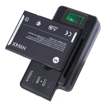 เครื่องชาร์จแบตเตอรี่โทรศัพท์มือถืออเนกประสงค์ SS-5 พร้อมเอาต์พุต USB และจอ LCD ปลั๊ก US, 600A/1250mA