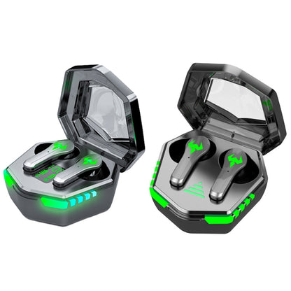 N35 TWS หูฟังเกมบลูทูธไร้สายแบบอินเอียร์แสงสีสันสดใสแฝงต่ำ, Digital Display, Non-digital Display