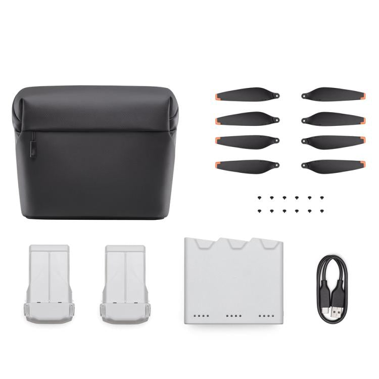 DJI Mini 3 Pro Fly More Kit Plus ของแท้ประกอบด้วยแบตเตอรี่ 3850 mAh/ใบพัด/แท่นชาร์จ, Fly More Kit Plus