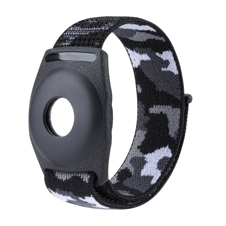 สำหรับ AirTag Anti-Lost Device Case Locator Nylon Loop สายนาฬิกา สายรัดข้อมือ, 17cm (Army Green Camouflage), 22cm (Army Green Camouflage), 17cm (Deep Green Camouflage), 22cm (Deep Green Camouflage), 17cm (Purple Camouflage), 22cm (Purple Camouflage)   ...