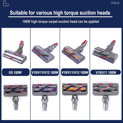 สำหรับ Dyson V10 / V11 เครื่องดูดฝุ่น 100W หัวดูดแรงบิดสูง V-Ball Wheels, High Torque Suction Head Wheels