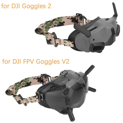 Sunnylife TD487 สำหรับ DJI Avata / FPV Goggles V2 Color Headband สายรัดยางยืดคงที่, Strap (Red)