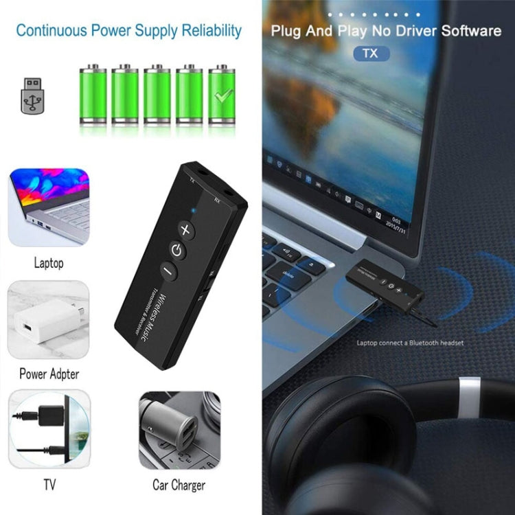 3 ใน 1 อะแดปเตอร์บลูทูธ 5.0 ทีวีคอมพิวเตอร์รับสัญญาณเสียงไร้สาย, ZF-360
