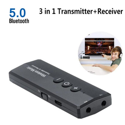 3 ใน 1 อะแดปเตอร์บลูทูธ 5.0 ทีวีคอมพิวเตอร์รับสัญญาณเสียงไร้สาย, ZF-360