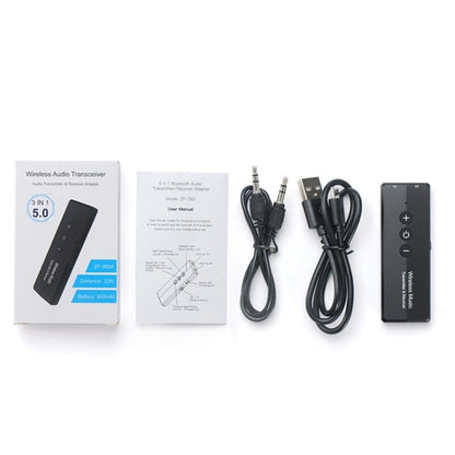 3 ใน 1 อะแดปเตอร์บลูทูธ 5.0 ทีวีคอมพิวเตอร์รับสัญญาณเสียงไร้สาย, ZF-360