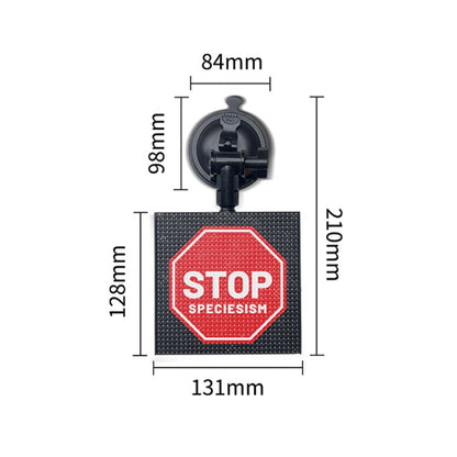 หน้าจอแสดงผล LED Dynamic Emoji Car 5V อินเตอร์เฟส USB, USB Interface