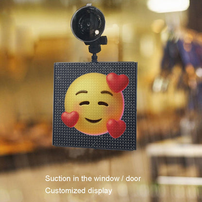 หน้าจอแสดงผล LED Dynamic Emoji Car 5V อินเตอร์เฟส USB, USB Interface