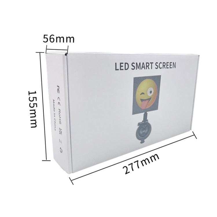 หน้าจอแสดงผล LED Dynamic Emoji Car 5V อินเตอร์เฟส USB, USB Interface