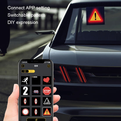 หน้าจอแสดงผล LED Dynamic Emoji Car 5V อินเตอร์เฟส USB, USB Interface