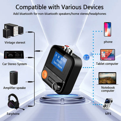 AUX 2RCA TF Bluetooth Adapter เครื่องส่งสัญญาณไร้สาย, BR05