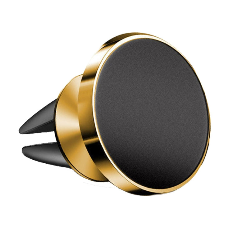 Air Outlet Type อลูมิเนียมอัลลอยด์รถ Magnetic Suction Bracket ผู้ถือโทรศัพท์นำทาง, Air Outlet (Black), Air Outlet (Gold), Air Outlet (Silver)