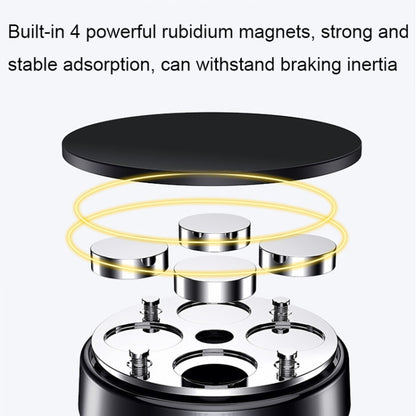Air Outlet Type อลูมิเนียมอัลลอยด์รถ Magnetic Suction Bracket ผู้ถือโทรศัพท์นำทาง, Air Outlet (Black), Air Outlet (Gold), Air Outlet (Silver)