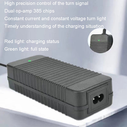 42V 2A Lotus Head Electric Scooter Smart Charger 36V เครื่องชาร์จแบตเตอรี่ลิเธียม, Lotus Head US, Lotus Head EU, Lotus Head UK, Lotus Head AU