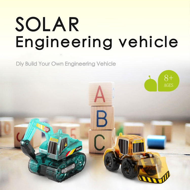 ของเล่นพลังงานแสงอาทิตย์ DIY ประกอบโมเดลรถวิศวกรรมของเล่นเพื่อการศึกษา, Engineering Vehicle