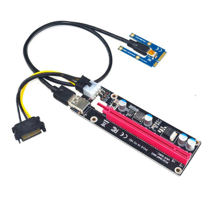 PCE164P-N03 VER006C Mini PCI-E 1X ถึง 16X Riser สำหรับการ์ดภาพภายนอกแล็ปท็อป, Blue Board 6pin, Blackboard 6pin, Blackboard 4pin, M2 To 6pin