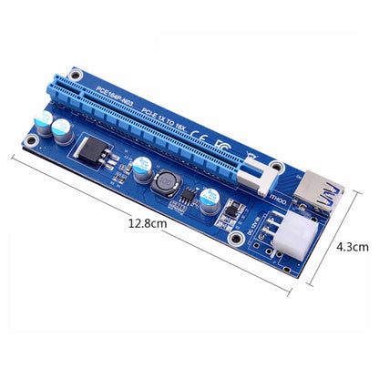 PCE164P-N03 VER006C Mini PCI-E 1X ถึง 16X Riser สำหรับการ์ดภาพภายนอกแล็ปท็อป, Blue Board 6pin, Blackboard 6pin, Blackboard 4pin, M2 To 6pin