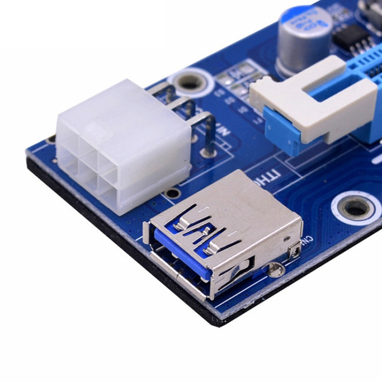 PCE164P-N03 VER006C Mini PCI-E 1X ถึง 16X Riser สำหรับการ์ดภาพภายนอกแล็ปท็อป, Blue Board 6pin, Blackboard 6pin, Blackboard 4pin, M2 To 6pin