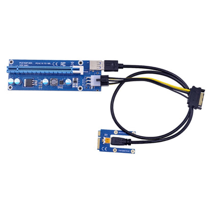 PCE164P-N03 VER006C Mini PCI-E 1X ถึง 16X Riser สำหรับการ์ดภาพภายนอกแล็ปท็อป, Blue Board 6pin, Blackboard 6pin, Blackboard 4pin, M2 To 6pin