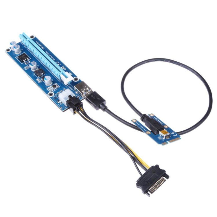 PCE164P-N03 VER006C Mini PCI-E 1X ถึง 16X Riser สำหรับการ์ดภาพภายนอกแล็ปท็อป, Blue Board 6pin, Blackboard 6pin, Blackboard 4pin, M2 To 6pin