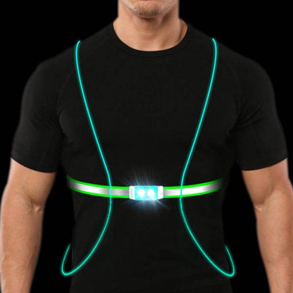 ไฟคาดหน้าอกแบบชาร์จไฟได้ USB