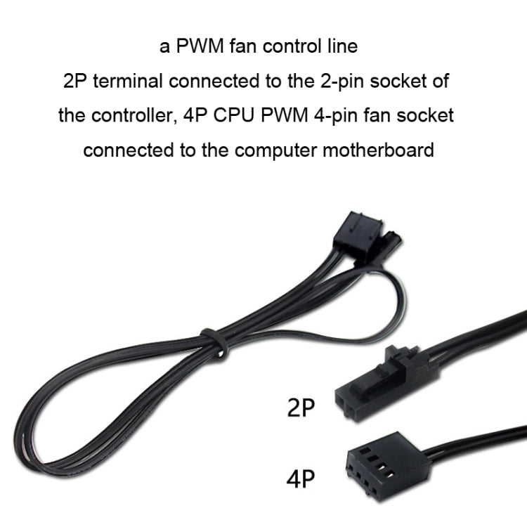 PWM Fan Hub คอมพิวเตอร์ CPU พัดลม Extender, PH35D