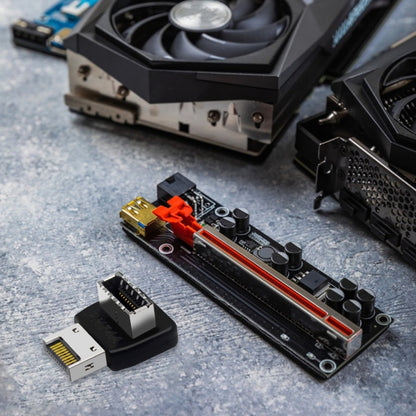 2 pcs USB3.1 Type-E อินเทอร์เฟซเมนบอร์ดคอมพิวเตอร์ 90 องศา Elbow Front Type-C Adapter