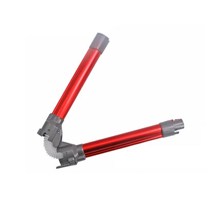 สำหรับ Dyson V7 V8 V10 V11 เครื่องดูดฝุ่นอุปกรณ์เสริมก้านต่อขยายแบบพับได้, Foldable Pipe (Red)