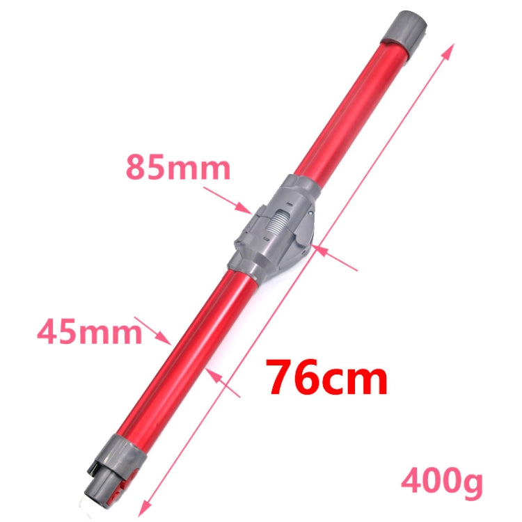 สำหรับ Dyson V7 V8 V10 V11 เครื่องดูดฝุ่นอุปกรณ์เสริมก้านต่อขยายแบบพับได้, Foldable Pipe (Red)