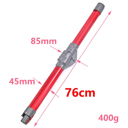 สำหรับ Dyson V7 V8 V10 V11 เครื่องดูดฝุ่นอุปกรณ์เสริมก้านต่อขยายแบบพับได้, Foldable Pipe (Red)