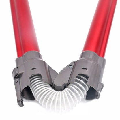 สำหรับ Dyson V7 V8 V10 V11 เครื่องดูดฝุ่นอุปกรณ์เสริมก้านต่อขยายแบบพับได้, Foldable Pipe (Red)