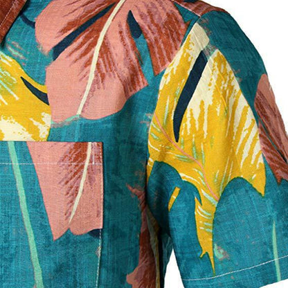 Summer Men 3D Digital Printing Beach เสื้อเชิ้ตแขนสั้นลำลอง, S, M, L, XL, XXL