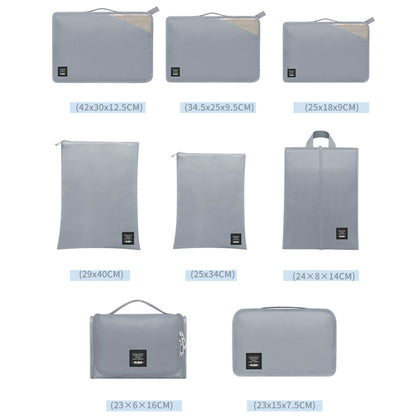BUBM 8 ชิ้น/เซ็ตกระเป๋าเดินทางมัลติฟังก์ชั่นเสื้อผ้าถุงเก็บแยกประเภท