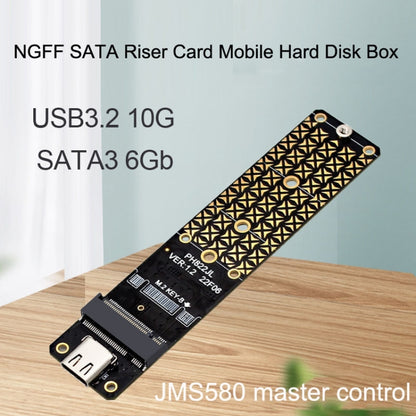 NGFF M.2 Bkey SATA Hard Disk SSD เป็น USB3.1 Type-C / USB-C Expansion Card, SSD To USB3.1