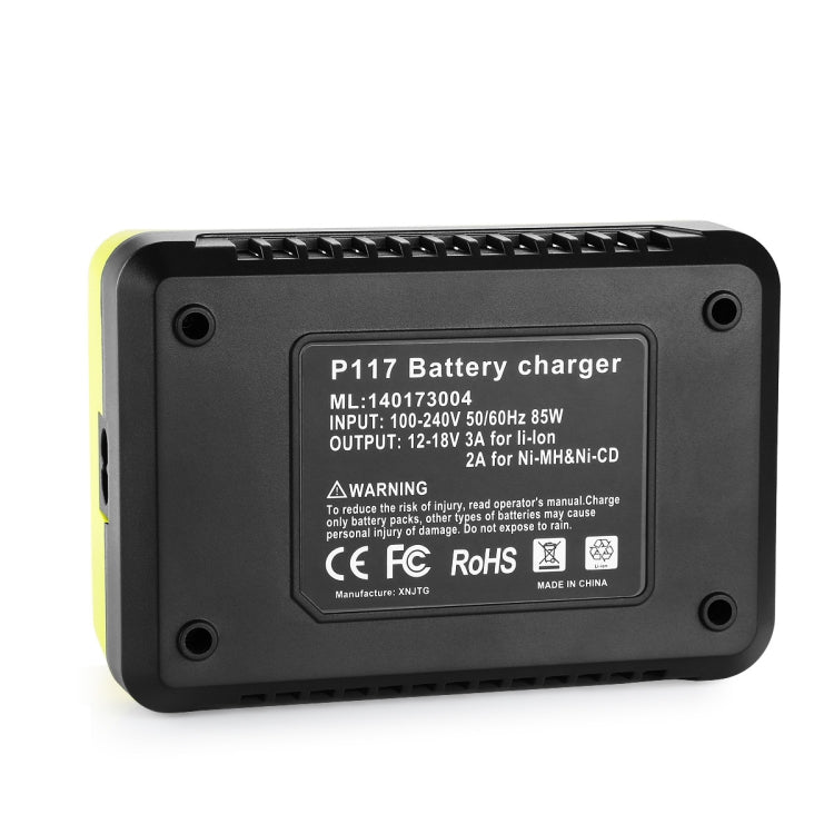 สำหรับ RYOBI P117 / P108 12-18V เครื่องชาร์จแบตเตอรี่อเนกประสงค์