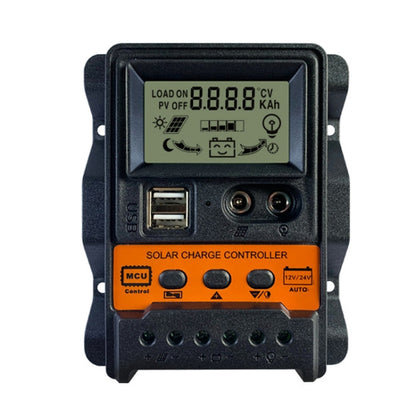 Dual DC ปัจจุบัน แสดงผล 12V24V Solar Controller LCD PWM ตัวควบคุมการผลิตไฟฟ้าโซลาร์เซลล์, K1688 10A, K1688 20A, K1688 30A