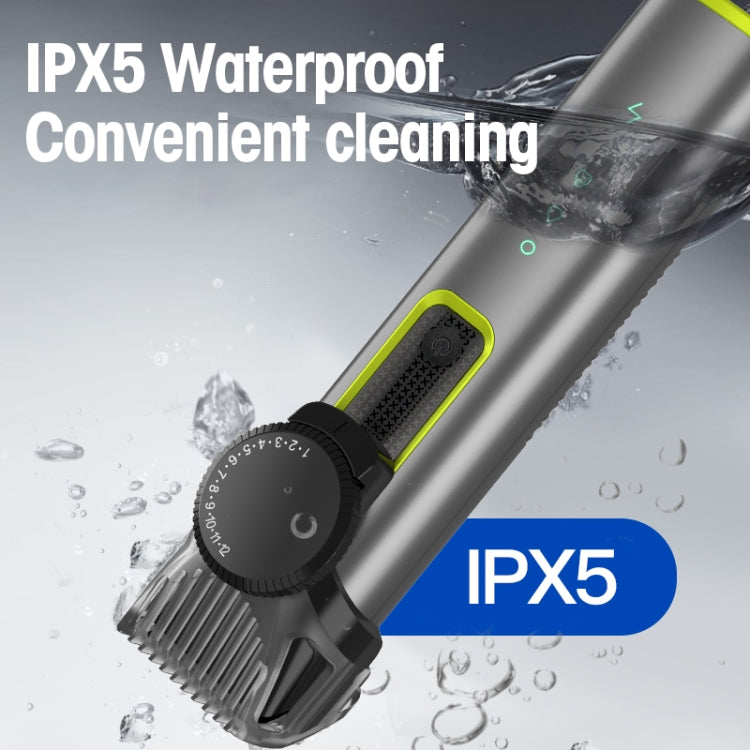 IPX5 กันน้ำผู้ชายตัดผมอเนกประสงค์ 4 ใน 1 เครื่องโกนหนวดชุดขนจมูก USB ชาร์จกด, 677 4 In 1