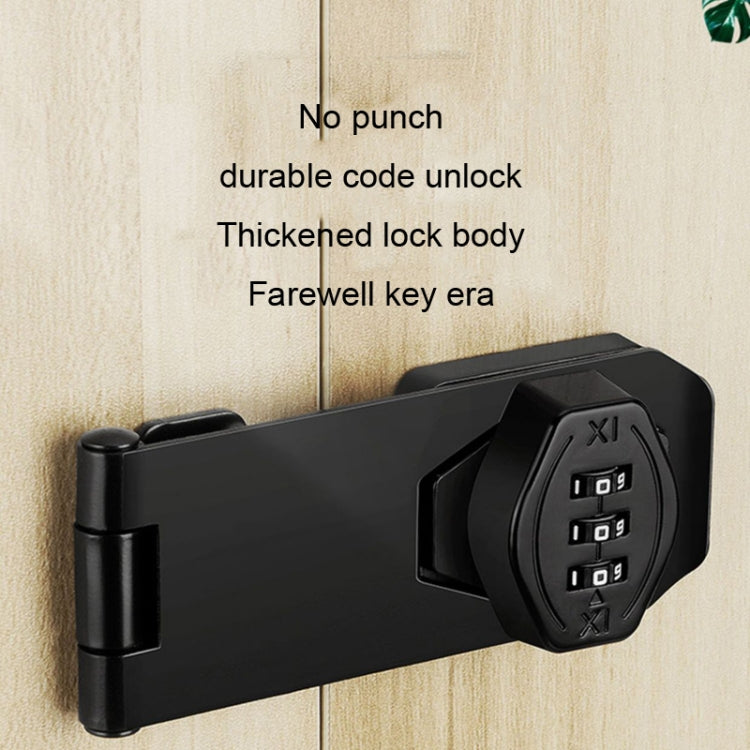 การติดตั้งด้วยสกรู ประตูตู้ กุญแจรหัส ล็อคลิ้นชักกันขโมย, Three Hole 4 inch Black, Three Hole 4 inch Silver, Two Hole 3 inch Black, Two Hole 3 inch Silver