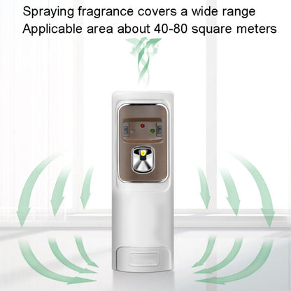 เครื่องพ่นสเปรย์เซ็นเซอร์แสงอัตโนมัติ Toilet Timed Fragrant Machine, Automatic Light Sensor 4 (White)