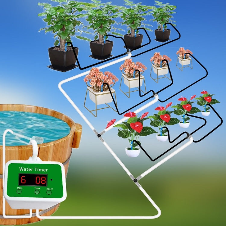 เครื่องตั้งเวลารดน้ำอัตโนมัติแบบหยดอัจฉริยะในครัวเรือน, Water 2 Potted Plants, Water 4 Potted Plants, Water 6 Potted Plants, Water 8 Potted Plants, Water 12 Potted Plants