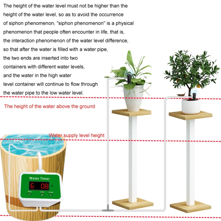 เครื่องตั้งเวลารดน้ำอัตโนมัติแบบหยดอัจฉริยะในครัวเรือน, Water 2 Potted Plants, Water 4 Potted Plants, Water 6 Potted Plants, Water 8 Potted Plants, Water 12 Potted Plants