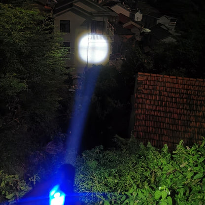 XHP50 โคมไฟลูกปัด Super Bright LED ไฟฉายซูมกล้องส่องทางไกลไฟฉายกันน้ำพร้อมโป๊ะโคม