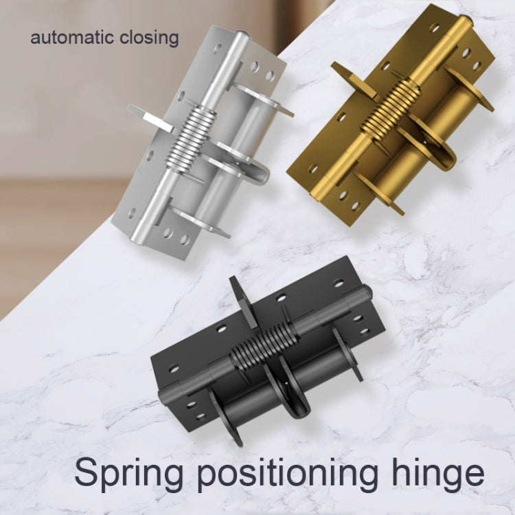 4 Inch Multifunctional Door Closer บานพับปิดประตูอัตโนมัติ, Color Steel Silver, Black, Color Steel Gold