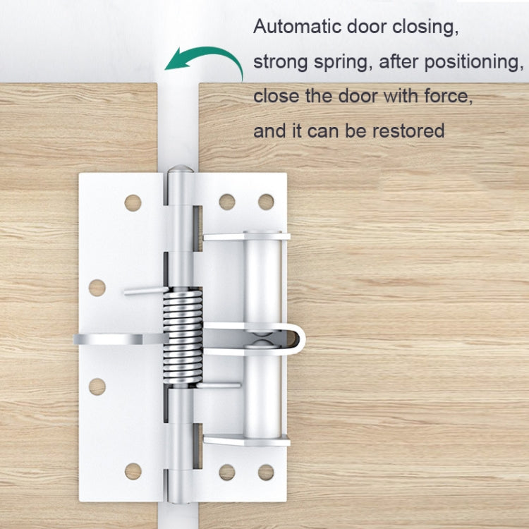 4 Inch Multifunctional Door Closer บานพับปิดประตูอัตโนมัติ, Color Steel Silver, Black, Color Steel Gold
