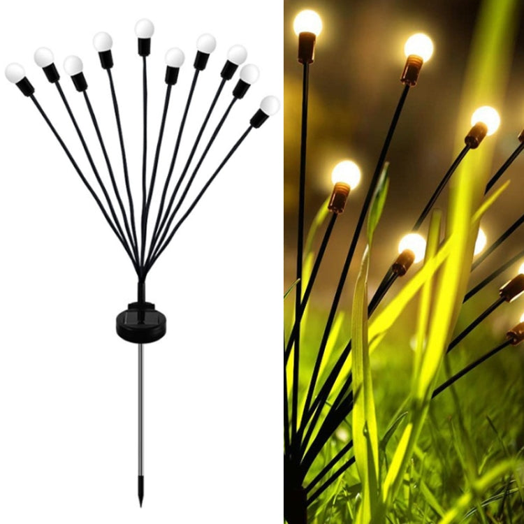 ไฟหิ่งห้อยพลังงานแสงอาทิตย์คริสต์มาสสวนกลางแจ้งไฟสนามหญ้ากันน้ำ, 6 Head Warm Light, 6 Head Color Light, 8 Head Warm Light, 8 Head Color Light, 10 Head Warm Light, 10 Head Color Light